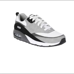 Fubu Men's Gray and White Sneakers Fubu Running Shoes US 8 Men's